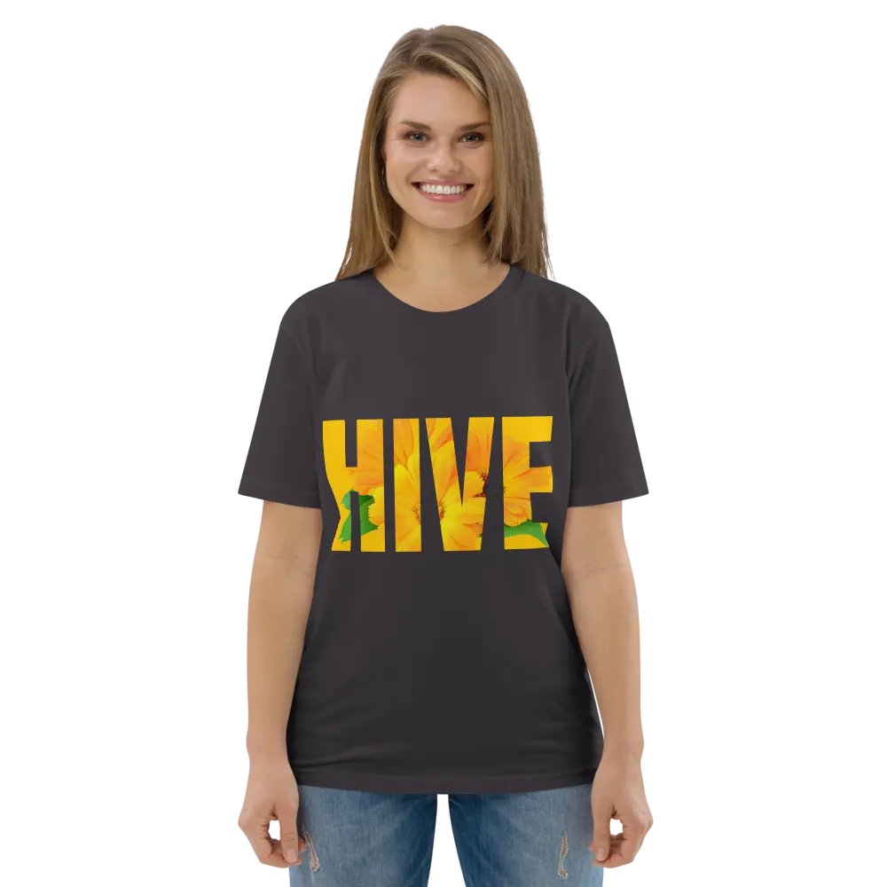 Floral HIVE Organic Tee - 100% cotton product image (173)