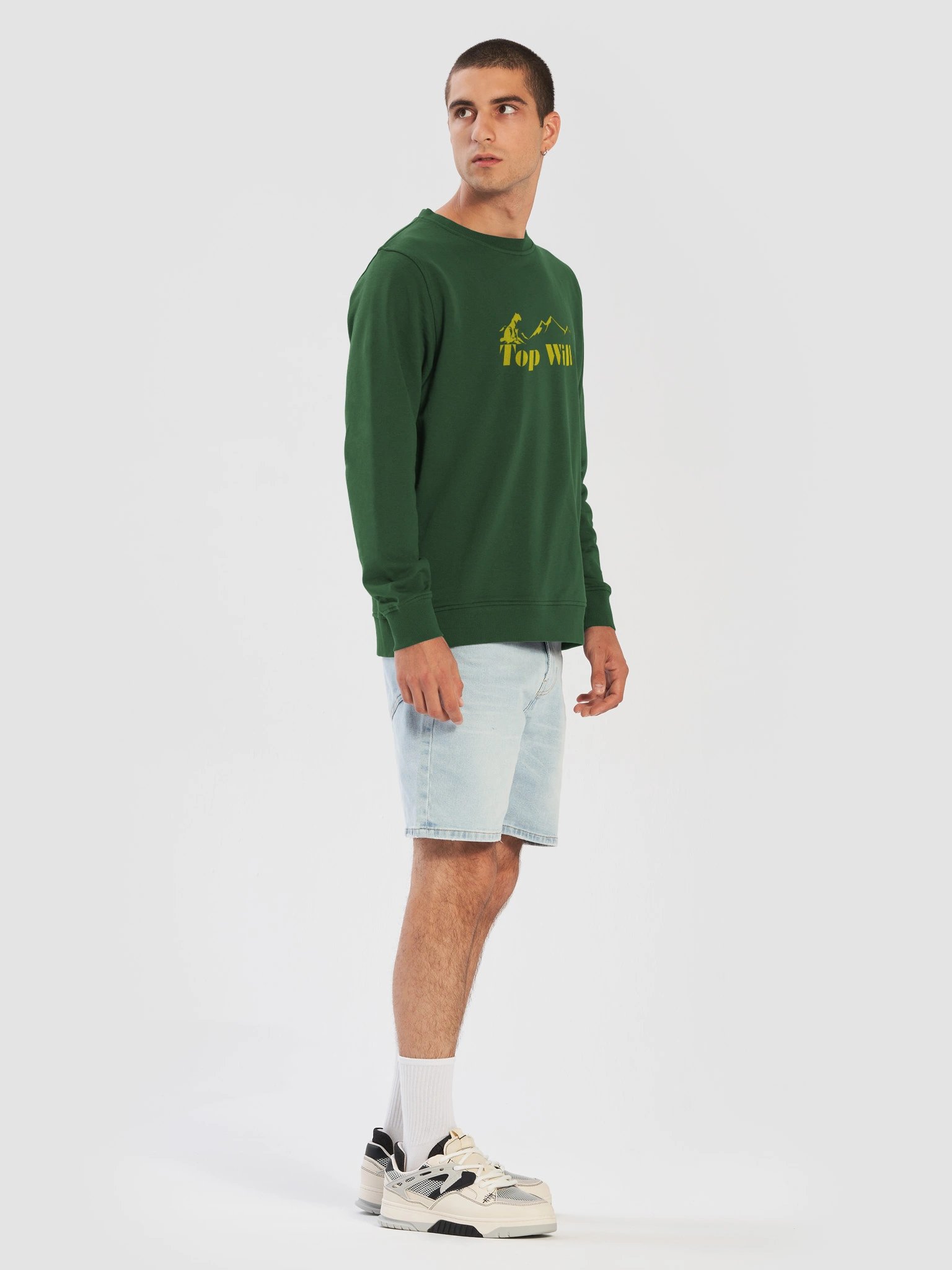 Unisex Green & Yellow Top Will ™ Sweater product image (7)