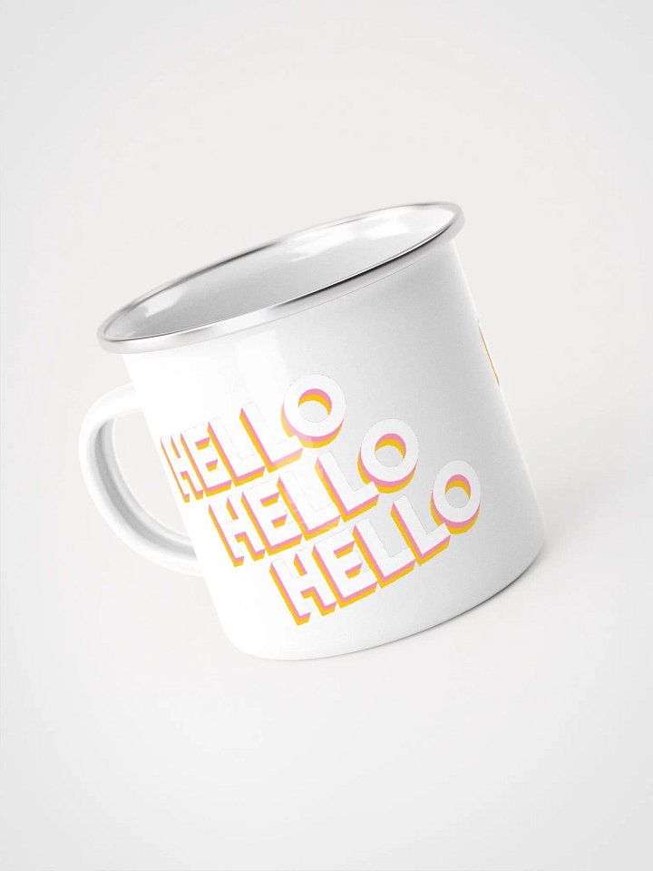 Hello Hello Hello | Enamel Mug product image (2)
