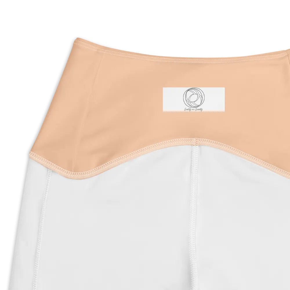 "Qu@lity He@rt" Leggings (Peach) product image (5)