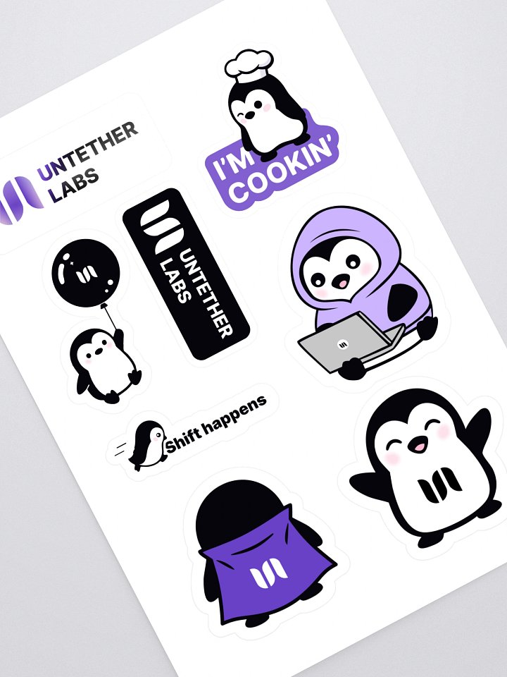 Untether Sticker Sheet product image (1)