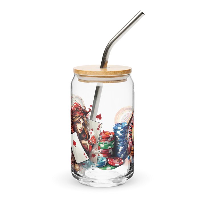 Casino Glass Can Sipper product image (1)