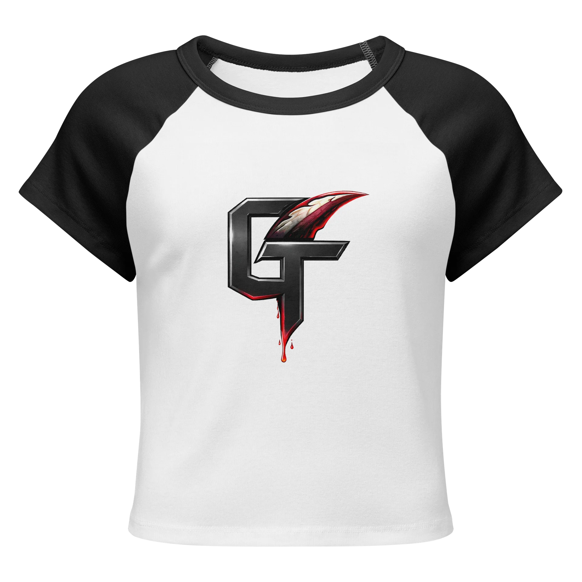 GnarlyToenail Logo Women's Raglan Baby Tee product image (1)