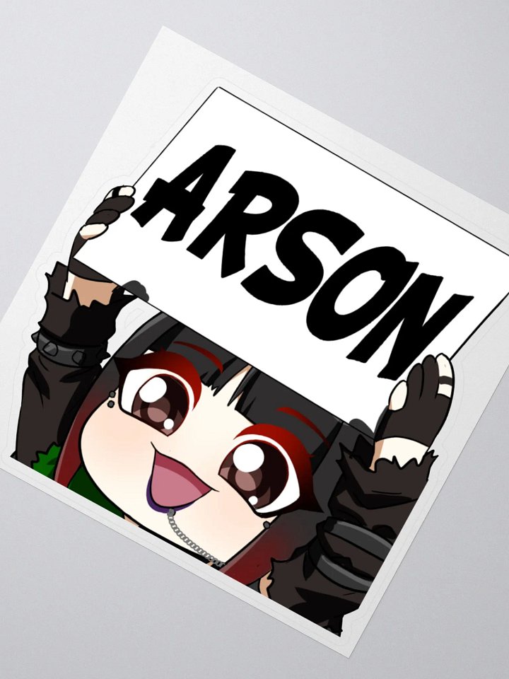 Fire Arson Sticker product image (2)