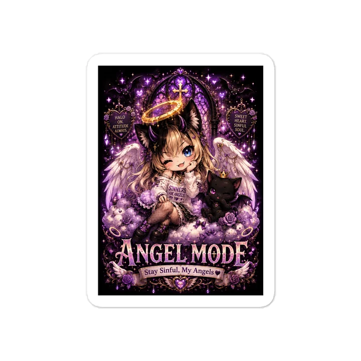 🪽 Angel Mode Vinyl Decal product image (1)