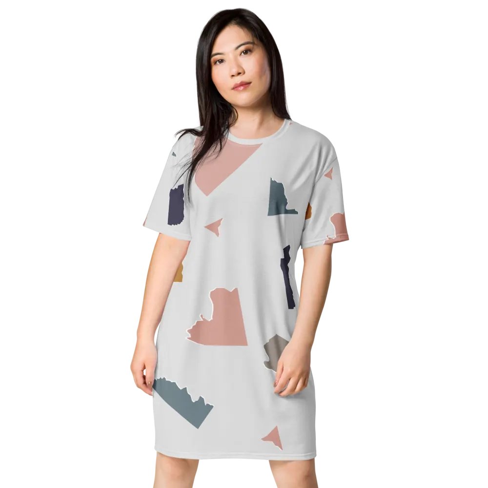 All-Over Print T-Shirt Dress product image (1)