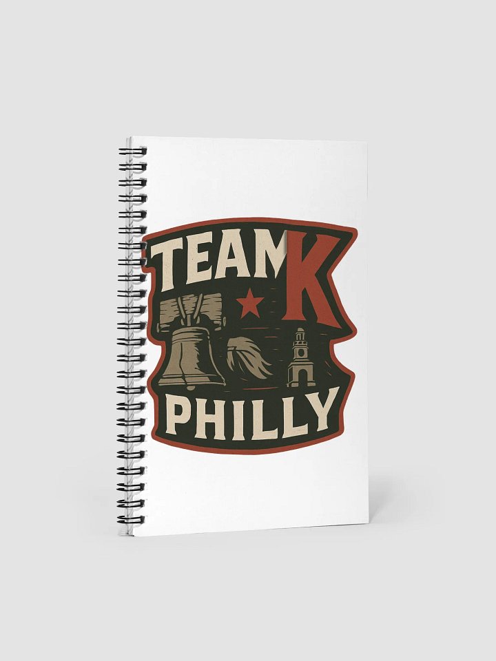 Team K Philly Spiral Notebook product image (1)