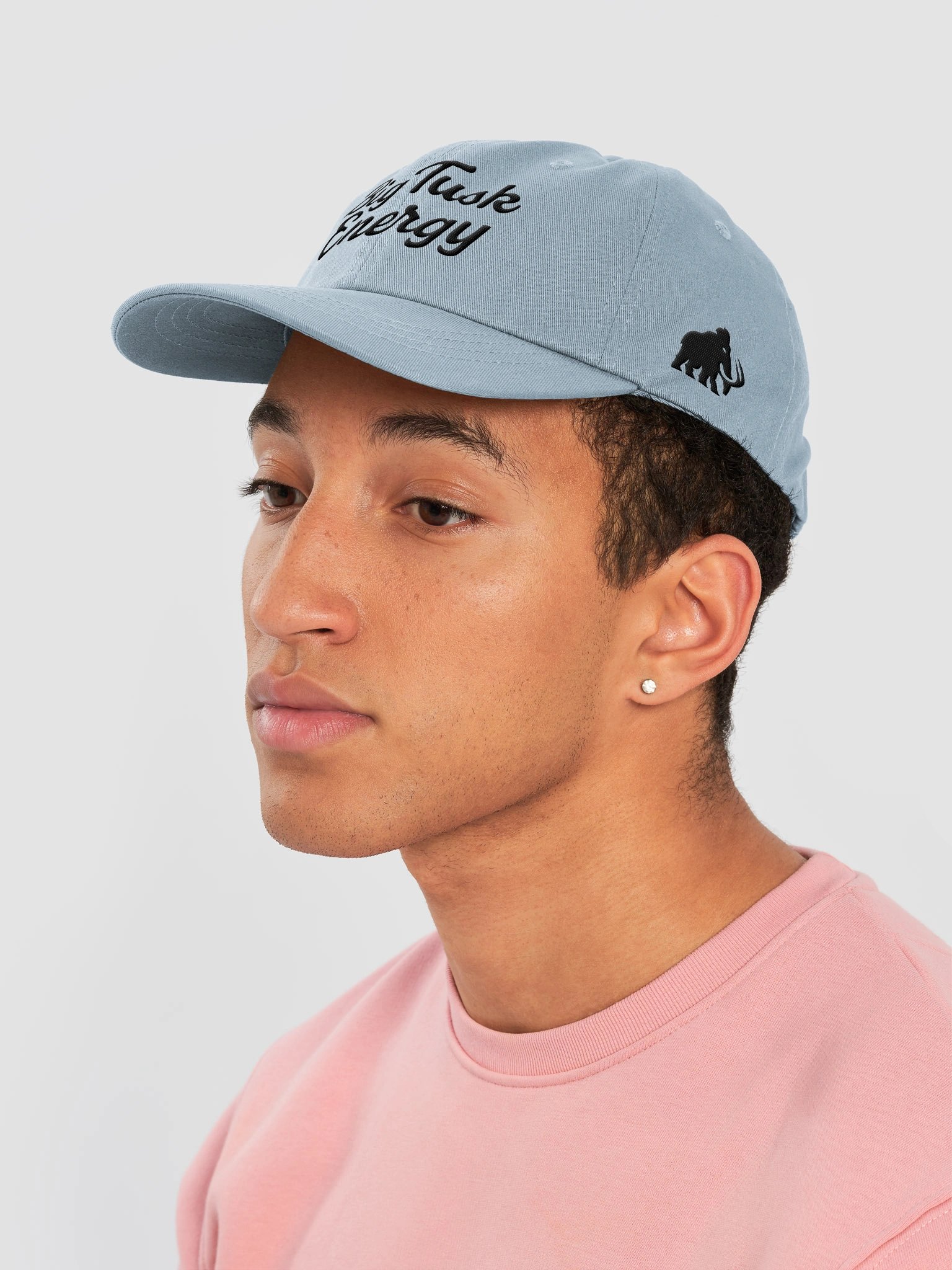Big Tusk Energy Dad Hat — Ice Blue product image (7)