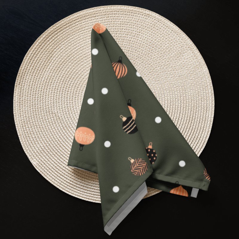 Festive Ornaments Cloth Napkin Set product image (5)