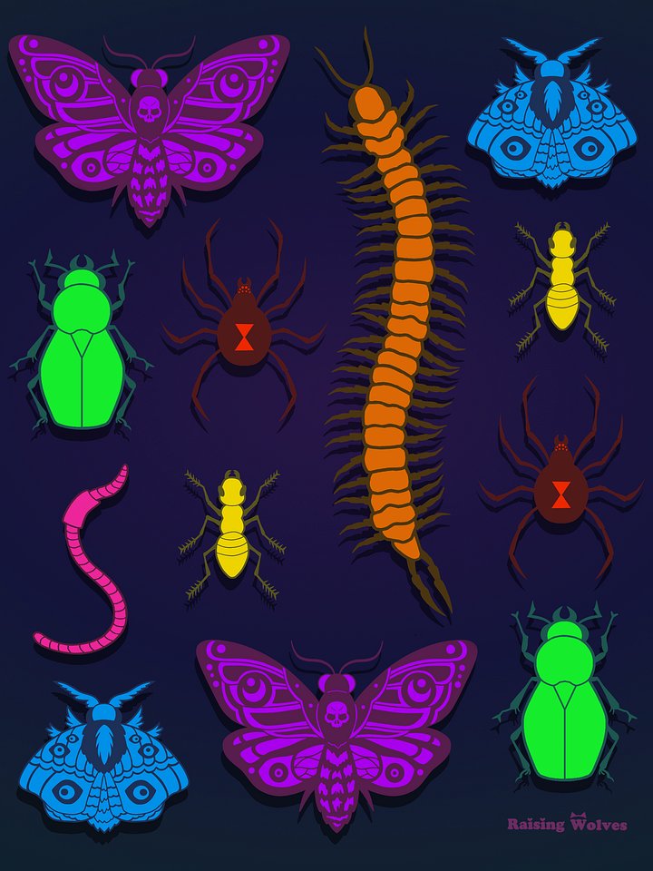 Neon Insects product image (1)