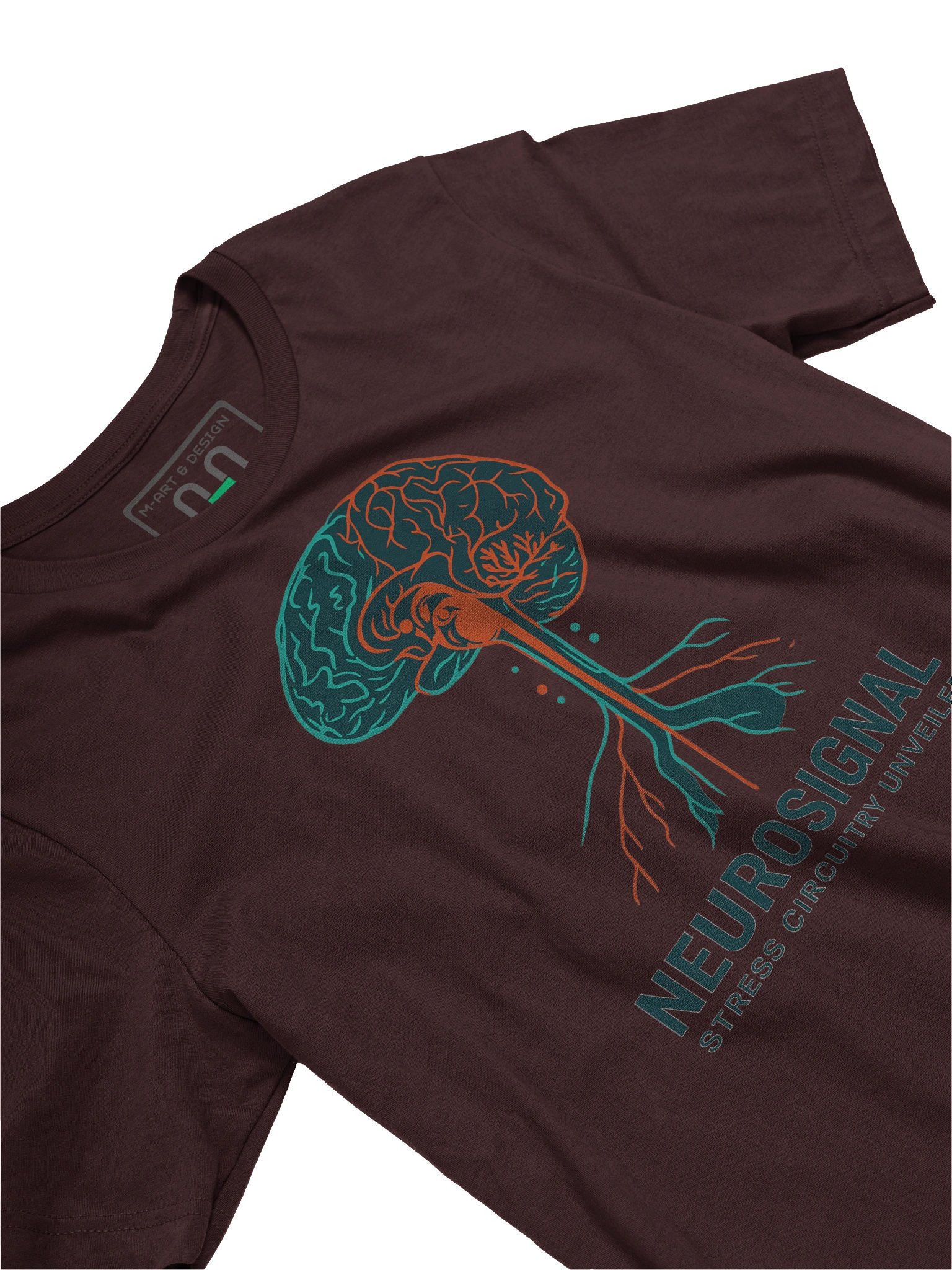 Neurosignal Tee Stress Circuitry Artwear - T-Shirt - by M-Art & Design product image (2)