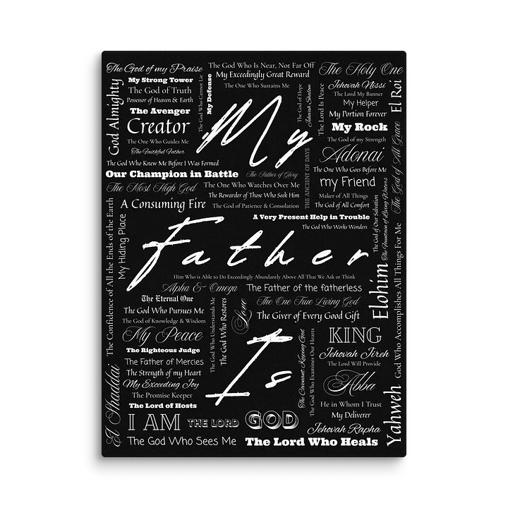 My Father Is Canvas Wall Art Piece product image (2)