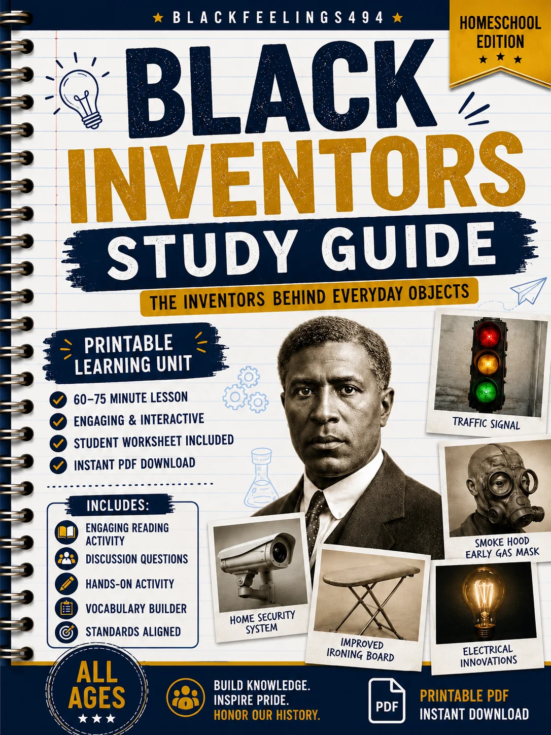 Black Inventors Study Guide – Volume 1: The Inventors Behind Everyday Objects product image (1)