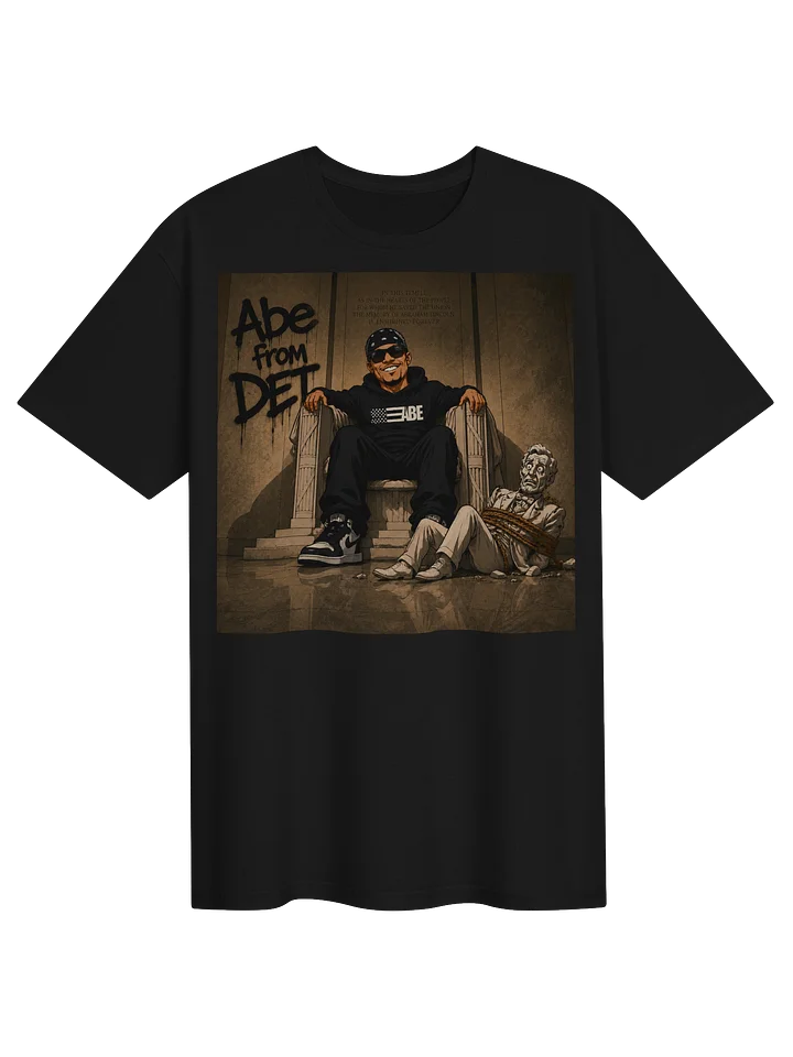 Abe from DET Lincoln hostage shirt product image (1)