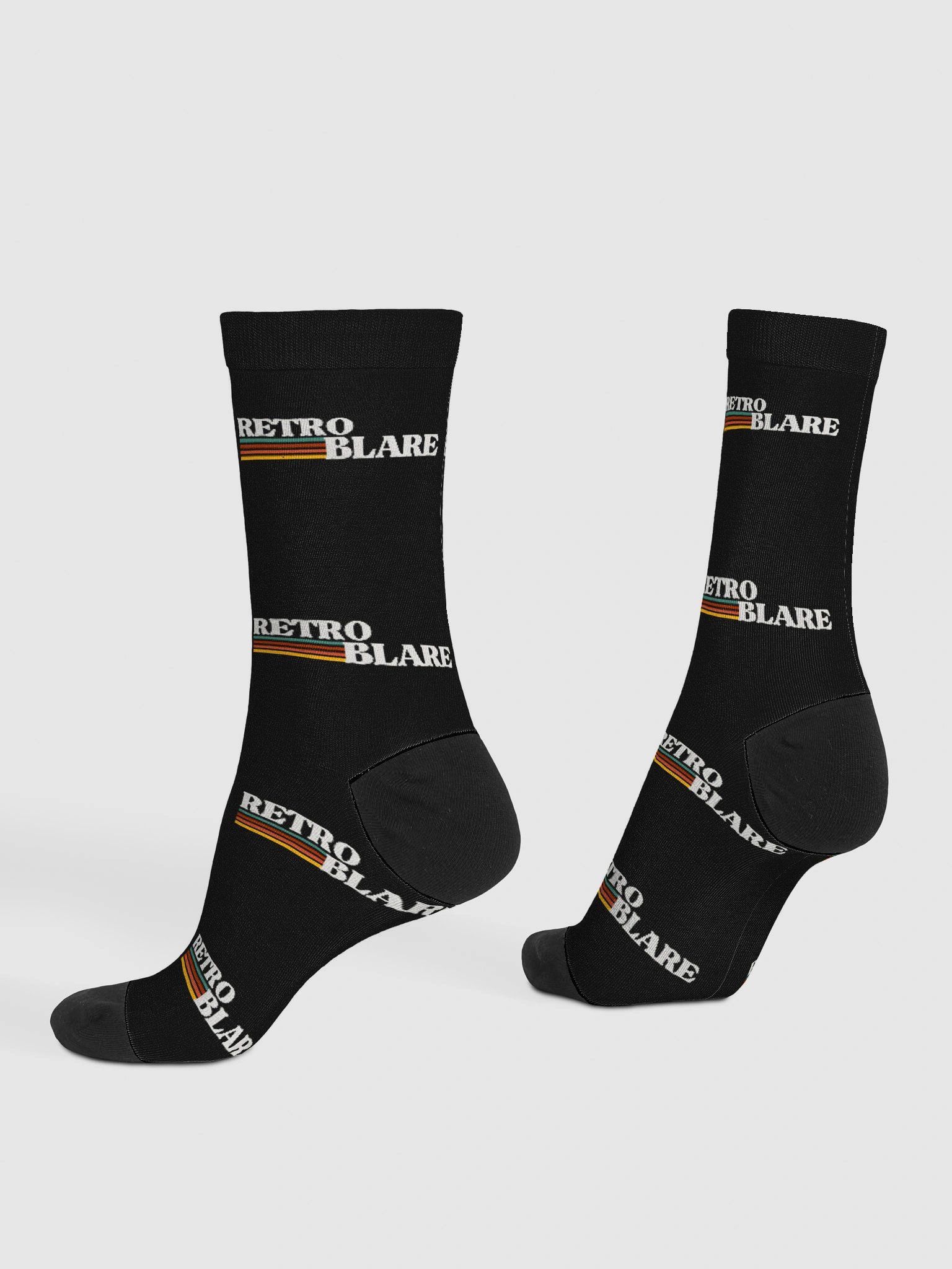 RETRO BLARE Repeated Premium Socks product image (4)