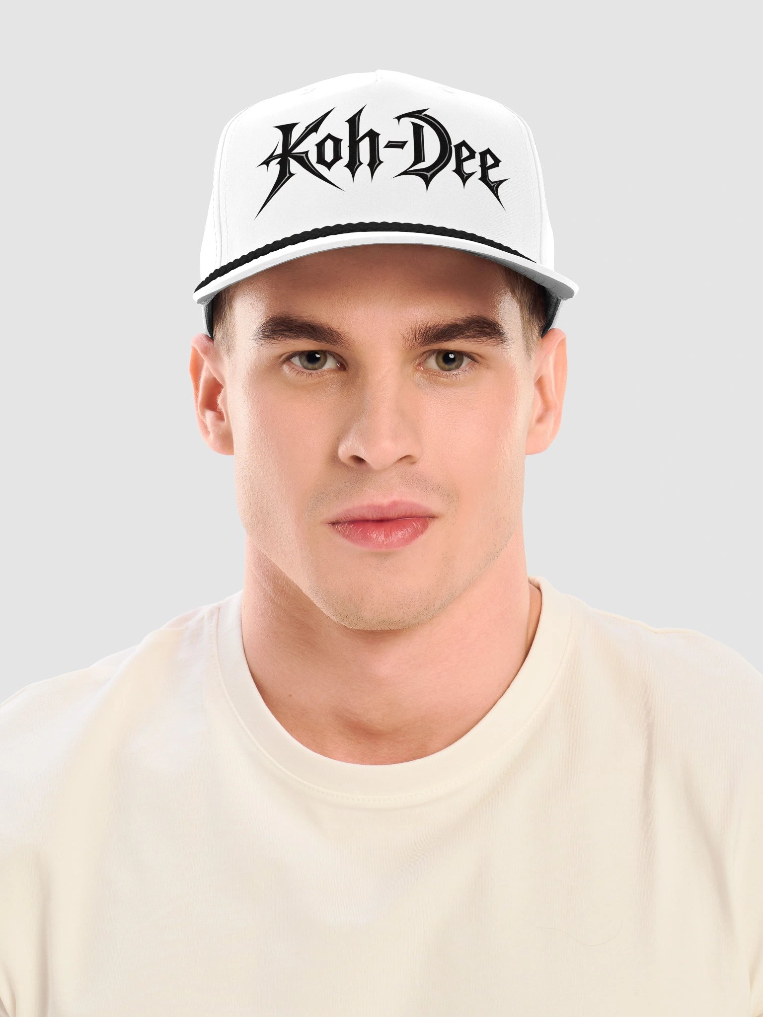 Koh-Dee White Rope Cap product image (1)