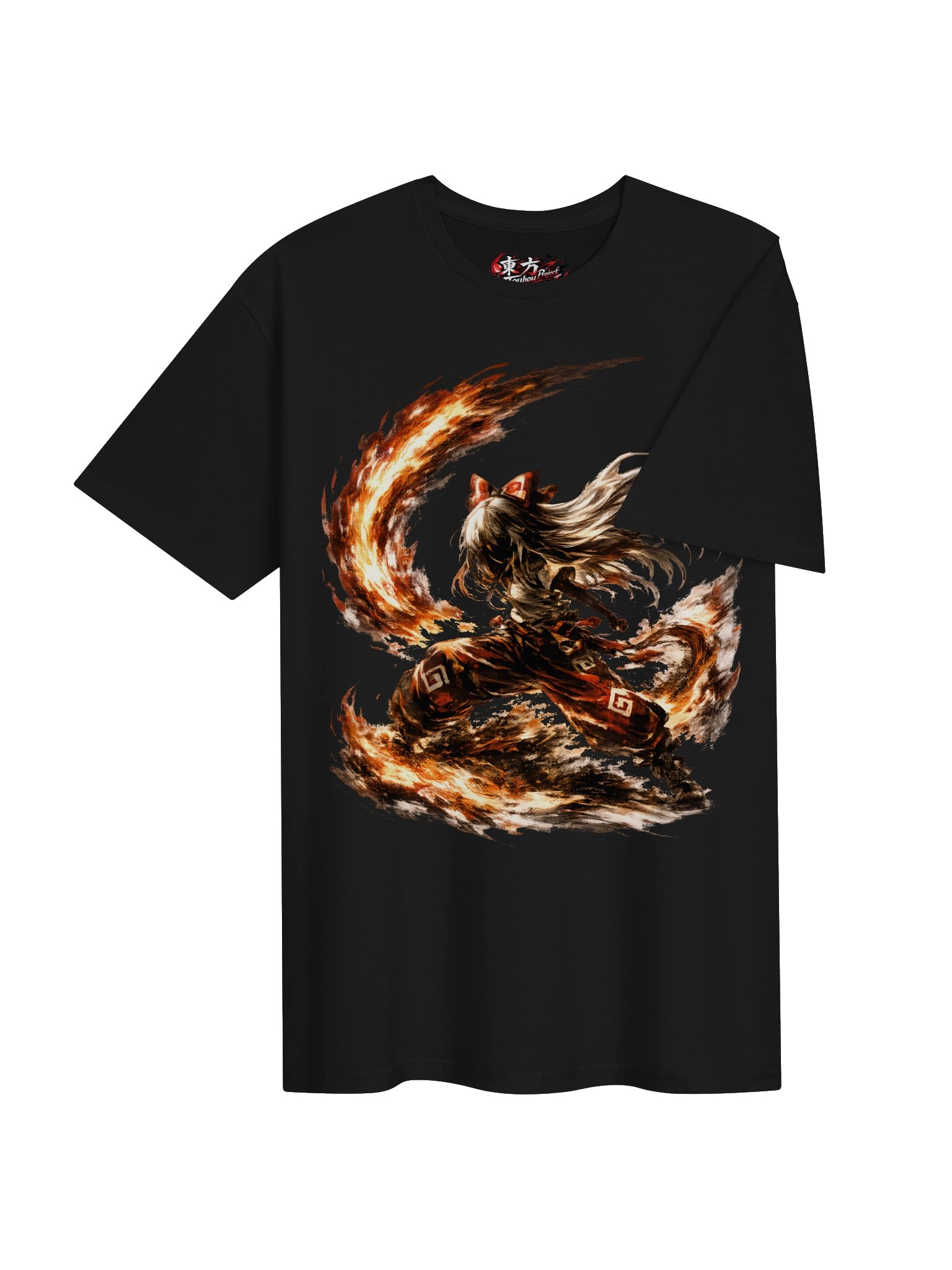 aCM x Touhou Project - Fujiwara no Mokou T-Shirt product image (3)