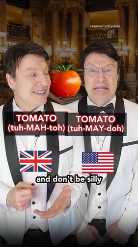 American and British accent chaos #englishpronunciation #funny