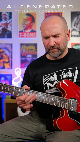 These tones were created using the Mooer AI tone generator. It did a decent job trying to get a classic Blues Rock sound, but...