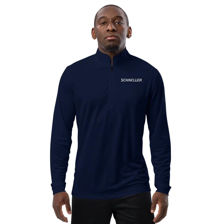 Adidas Lightweight Quarter-Zip Pullover - white logo product image (2)