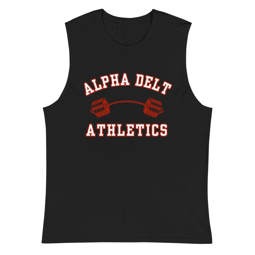 Alpha Delt Athletics Barbell Muscle Tank product image (3)