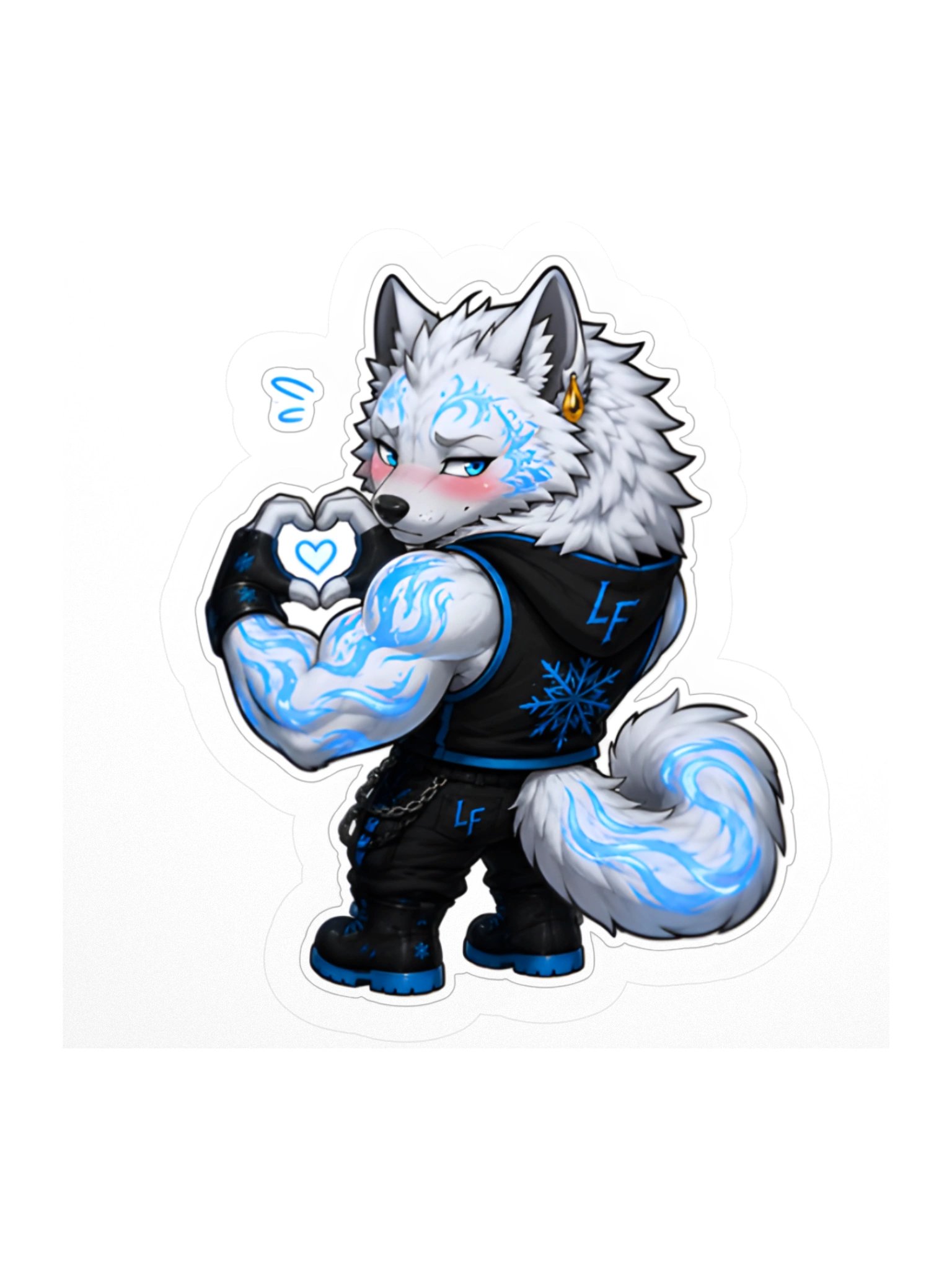 Frostfur Heart Flex Sticker product image (3)