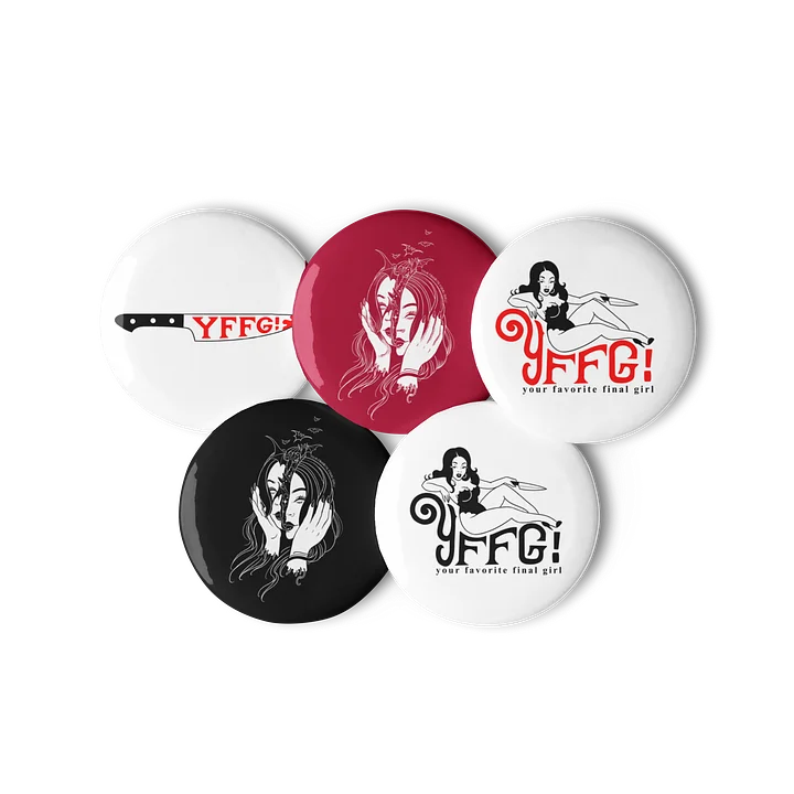 Your Favorite Final Girl Logo Pins product image (3)
