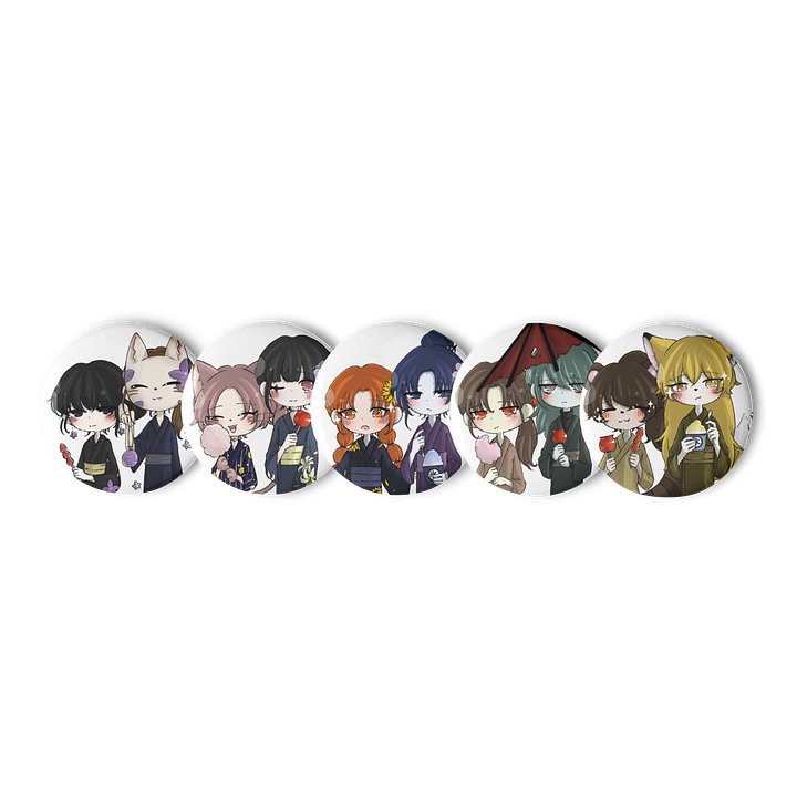 Suzu - Masturi Pin Badges 鈴 - 祭り缶バッジ product image (2)