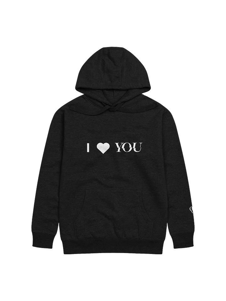 "I heart YOU" Hoodie dark product image (3)