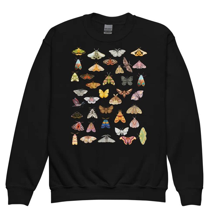 Moth Collage Youth Crewneck Sweatshirt product image (1)