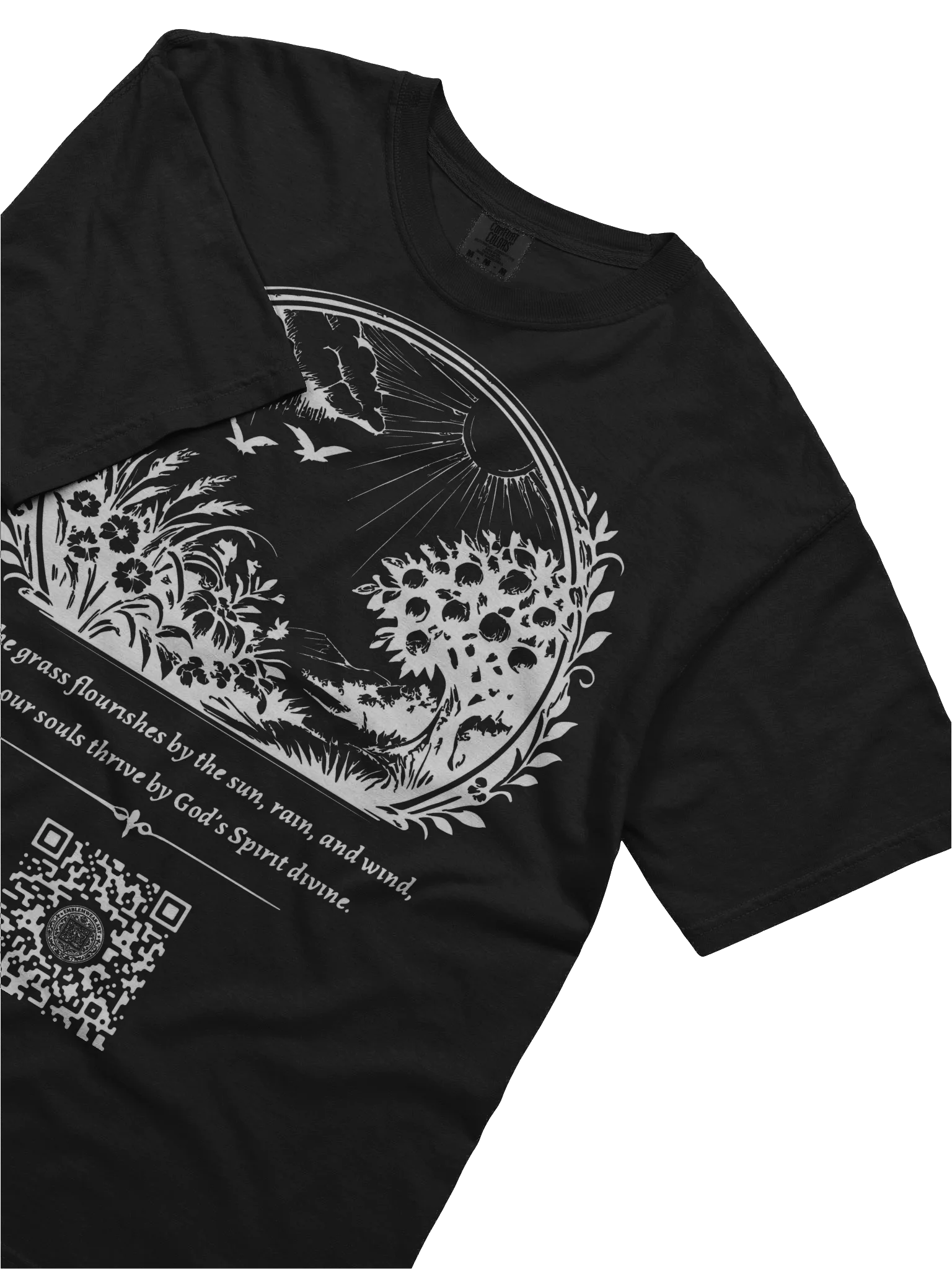 Growing and Flourishing (White on Black/Color) product image (5)