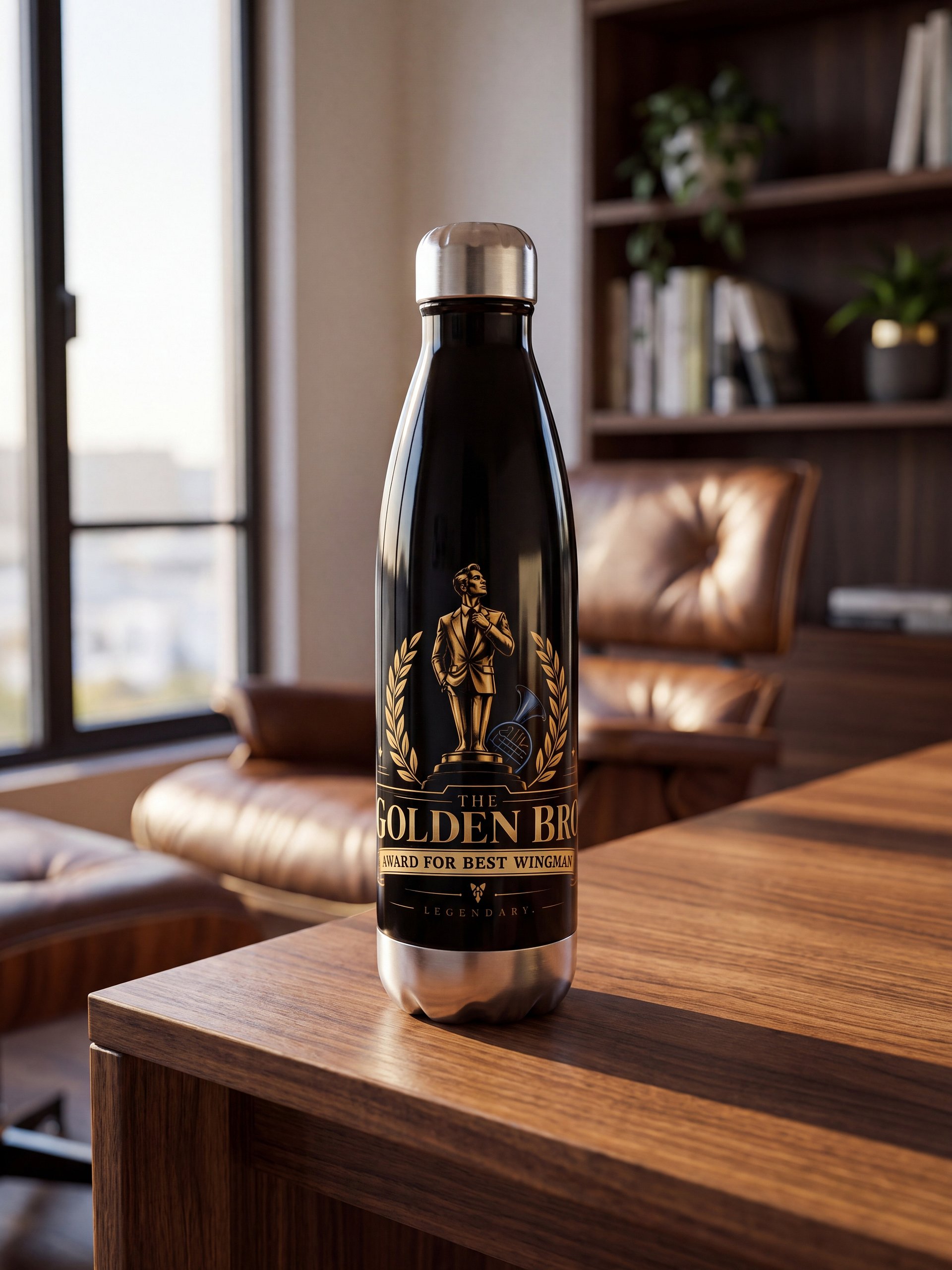 The Golden Bro Water Bottle product image (1)