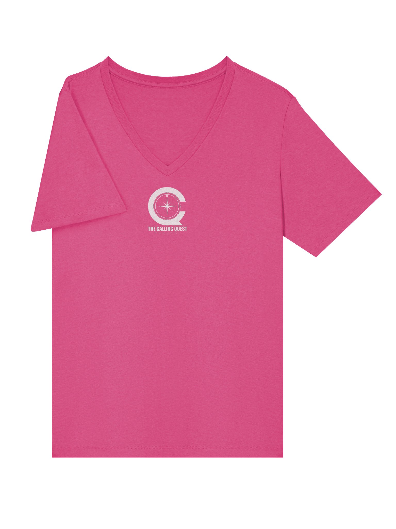 The Calling Quest Podcast Women's Explorer Relaxed V-Neck Tee product image (55)