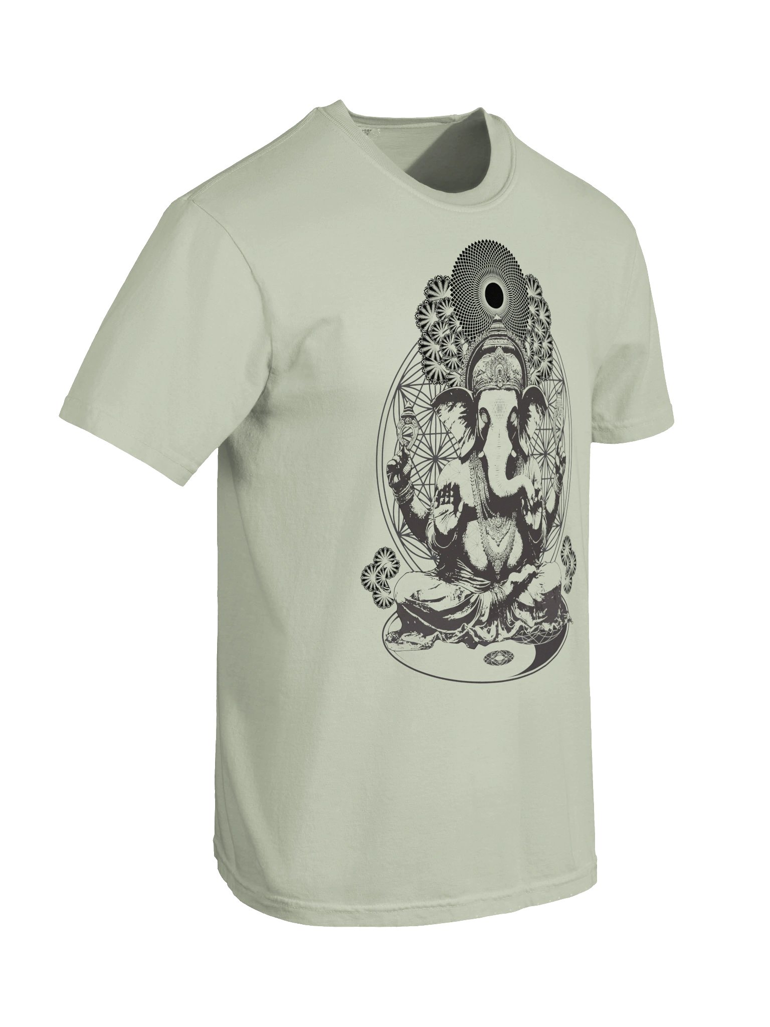 Lord Ganesh Sacred Geometry Unsex Tee product image (18)