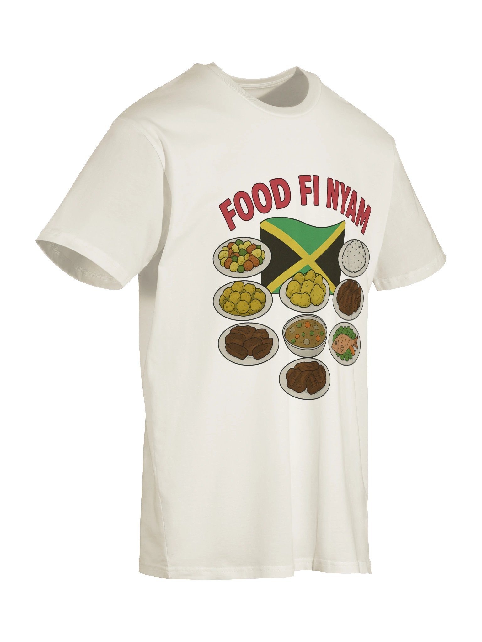 Jamaican Food Fiesta Unisex T-Shirt product image (16)