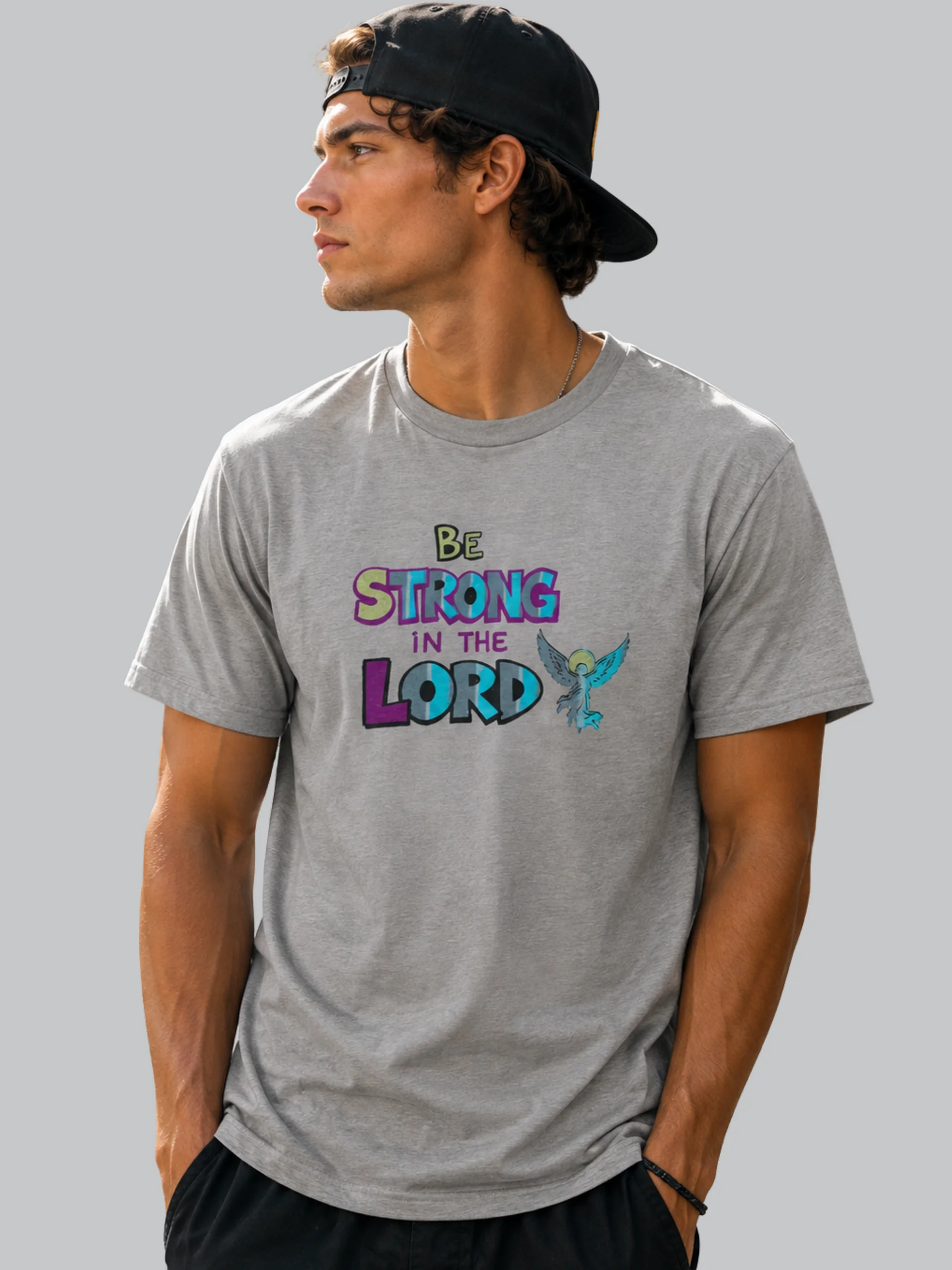 Be Strong in the Lord Premium T-shirt product image (1)