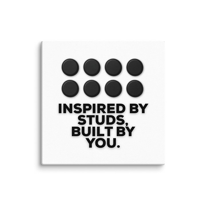 Inspired by Studs Canvas Print product image (1)