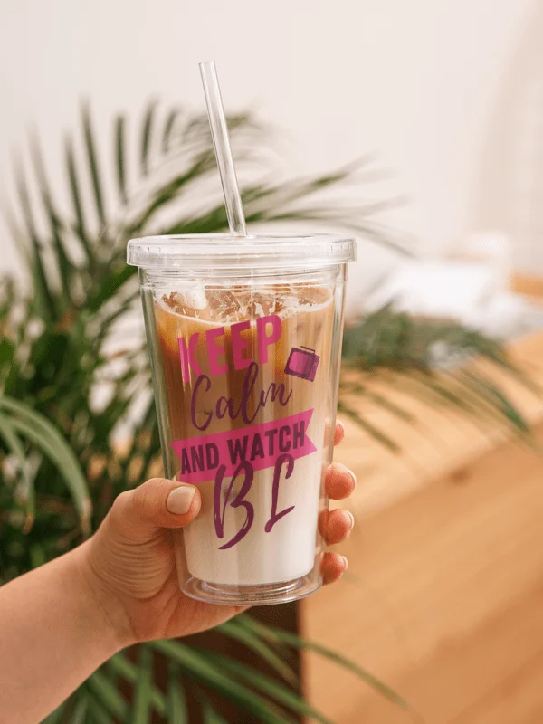 Keep Calm AND WATCH BL Tumbler product image (1)