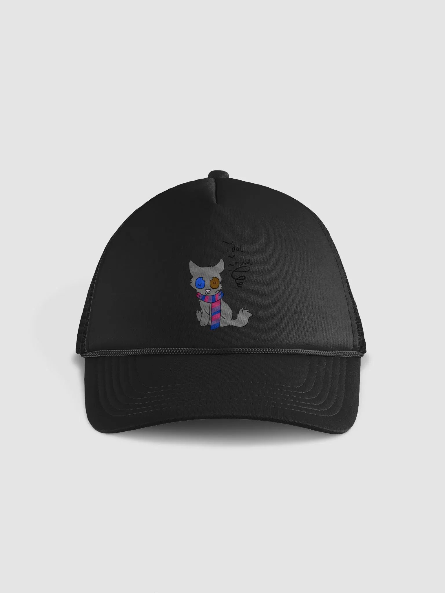 Pirate Patch Cat Trucker Hat product image (4)