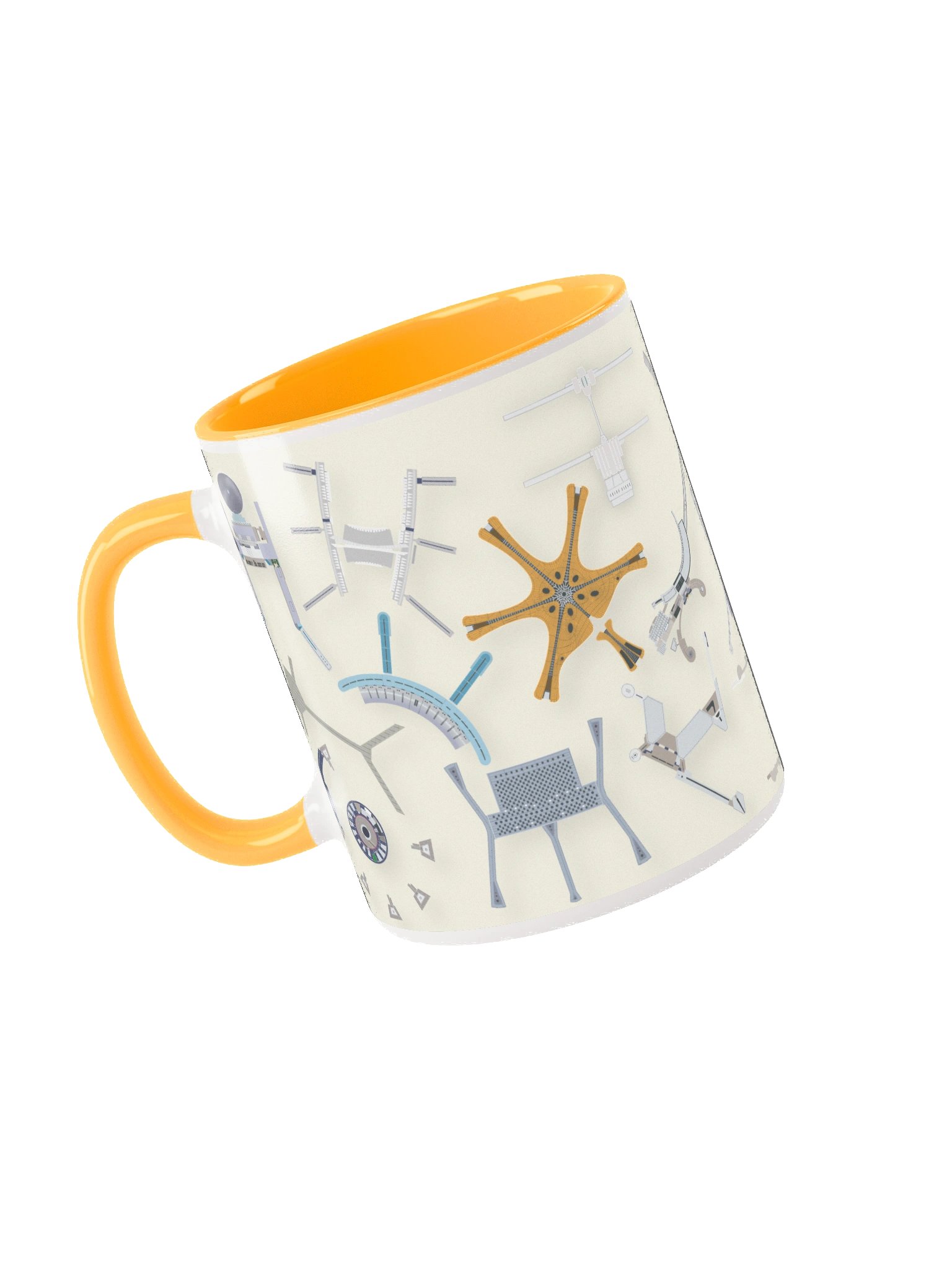 Airport Terminals - Mug Beige/Orange product image (3)