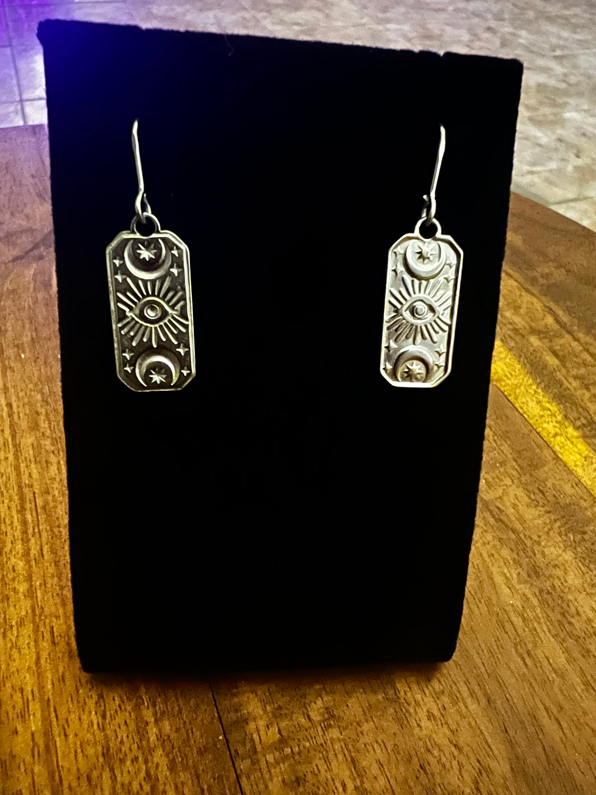 Eye and Moon Earrings product image (1)