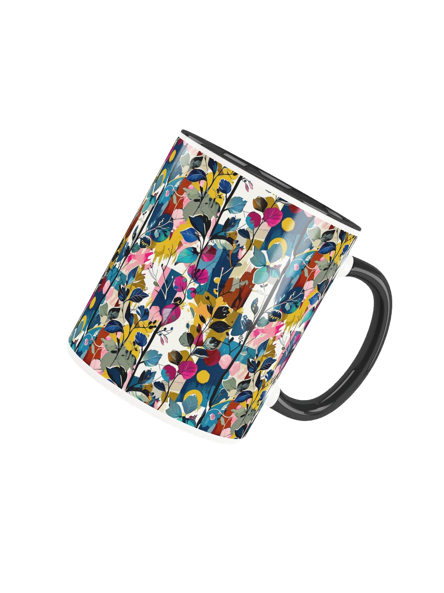 Vibrant Floral Bliss Ceramic Mug product image (16)