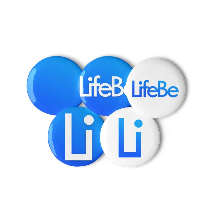 LifeBe Set of Pin Buttons product image (3)