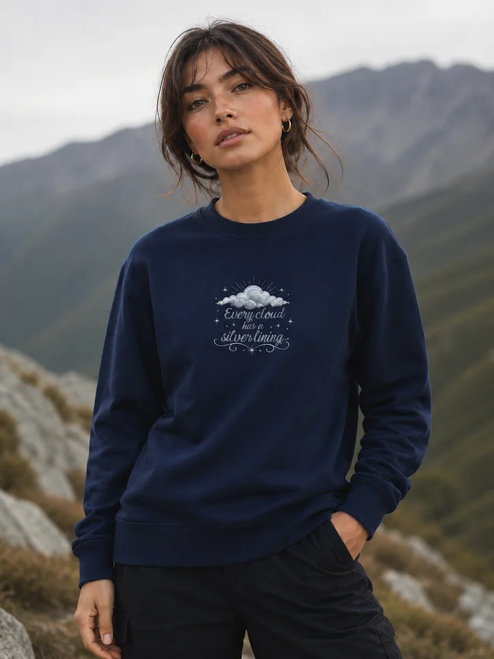 Silver Lining Embroidered Sweatshirt product image (2)