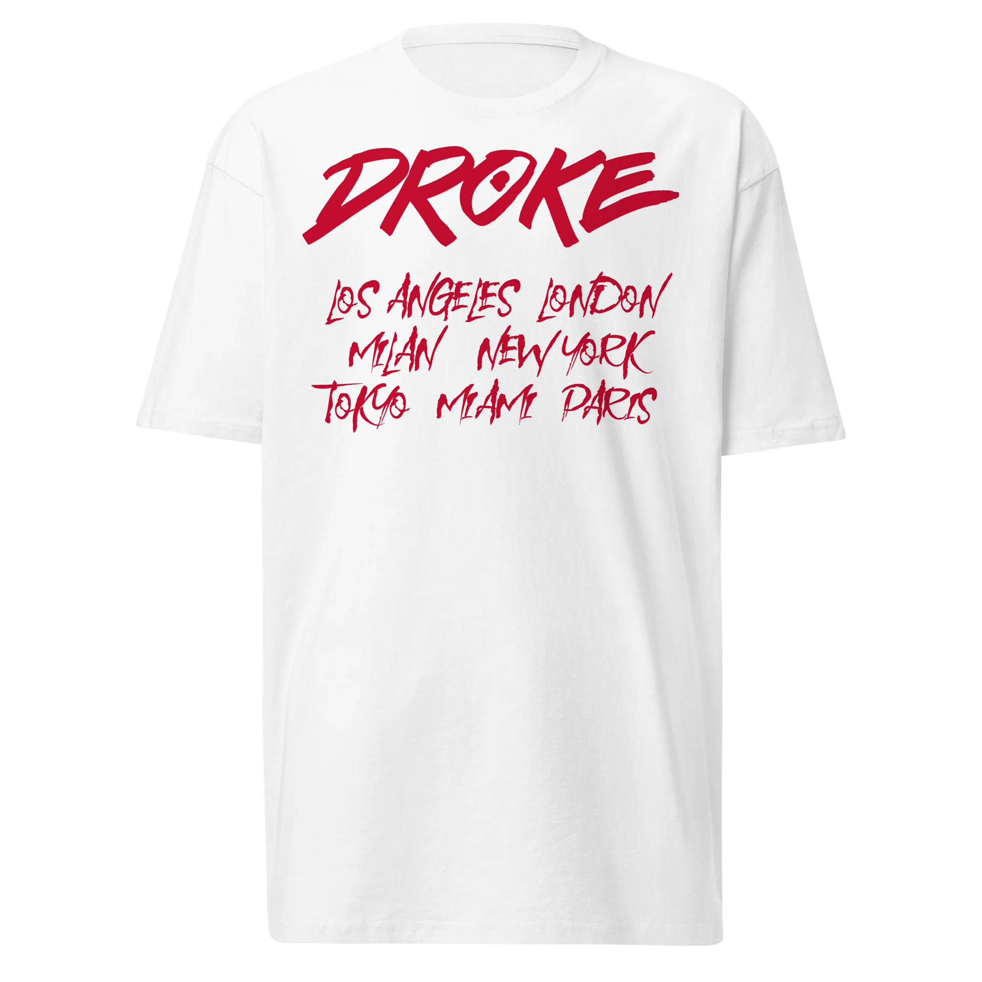 DROKE - Red Worldwide T-shirt product image (1)