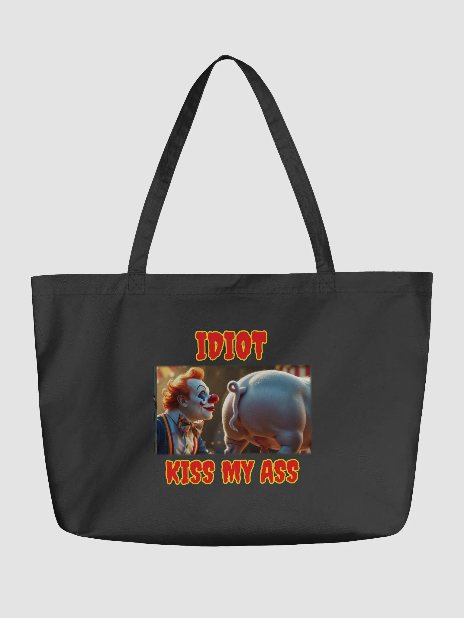 Sarcastic Clown & Pig Eco Tote product image (2)