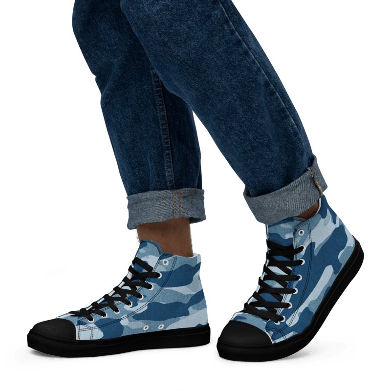 Blue Camo High Tops product image (10)