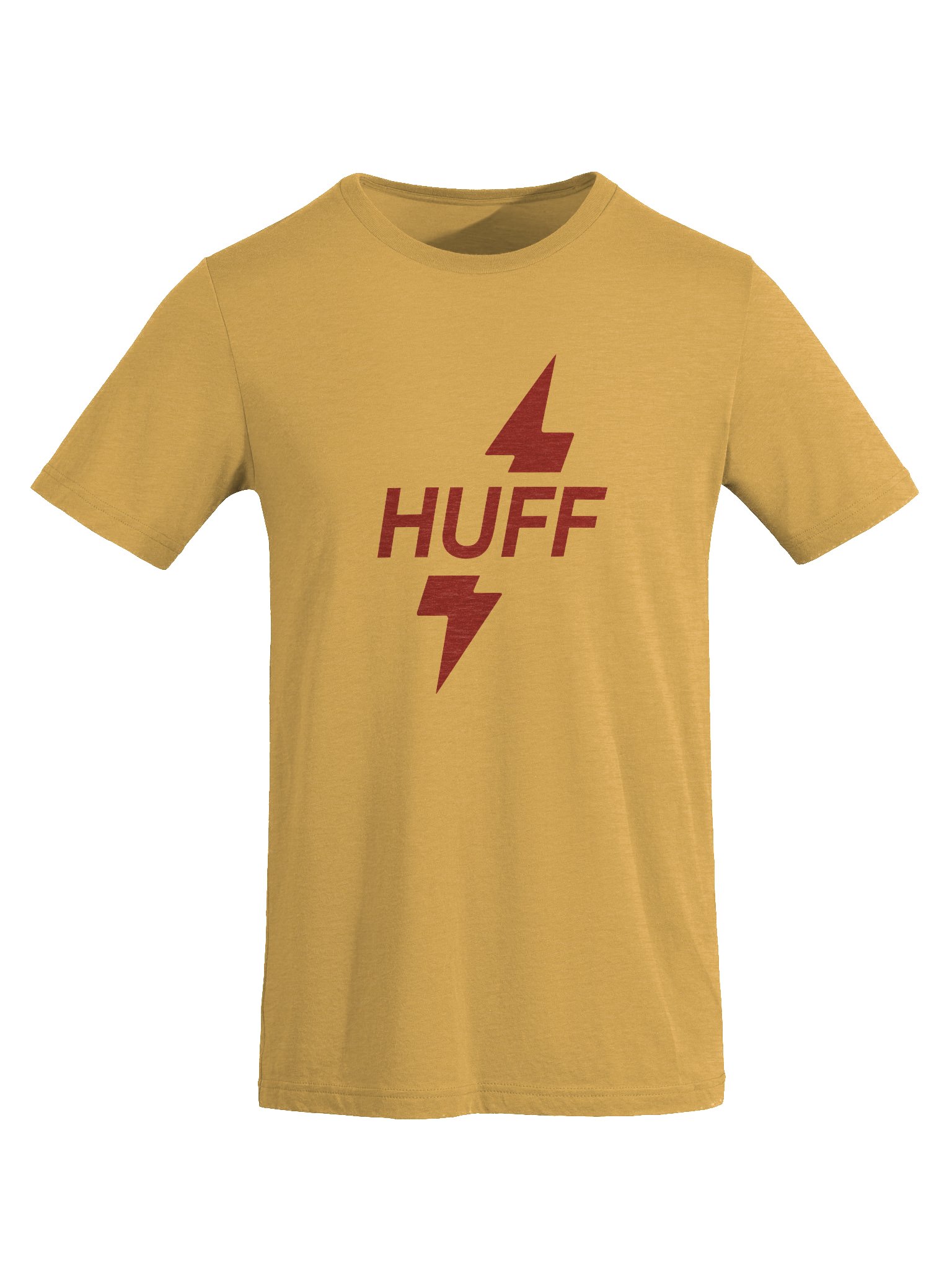 Huff Bolt Short Sleeve T-Shirt Yellow (Large Logo) product image (8)