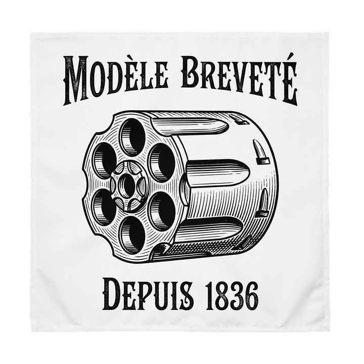 Set de 4 Serviettes de Table "Barillet - Modèle Breveté" (Grand Format 50x50 cm) product image (1)