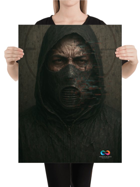 LIMITED EDITION - CINEMATIC ART POSTER – DYSTOPIAN GLITCH #006 product image (2)
